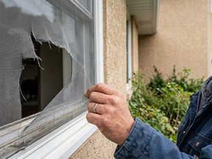 How to Repair a Damaged Window Screen