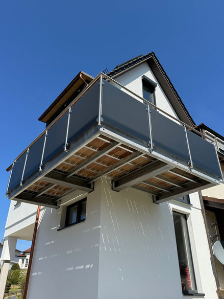 Balkonanbau Reutlingen, Tübingen, Stuttgart, Metzingen, Stahlbau, Balkon