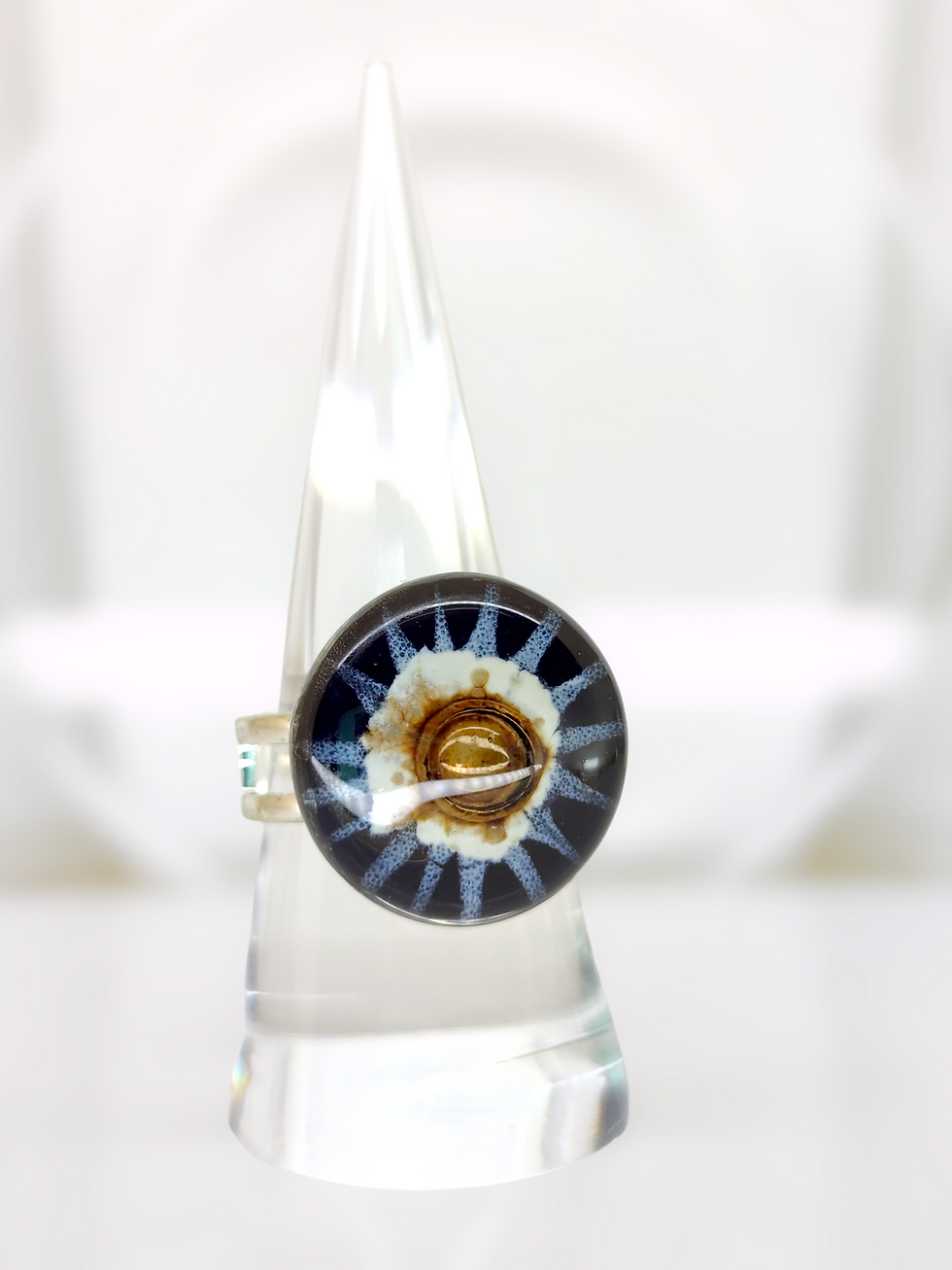 Miniatura: Bague ronde Honey Eye