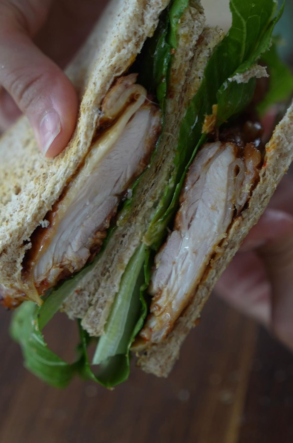 Sandwich au poulet citronnelle