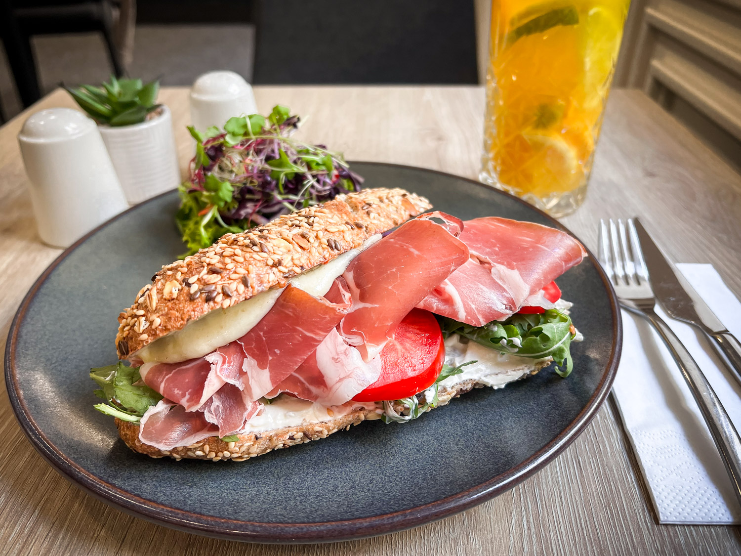 Arranged Food and Objects