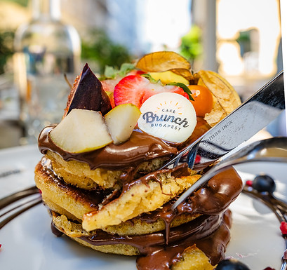 Cafe Brunch pancakes