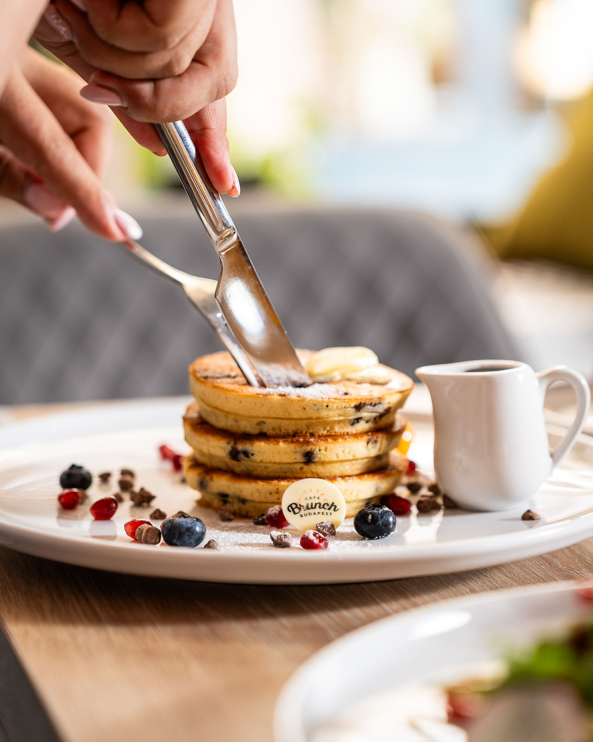 Cafe Brunch Pancakes
