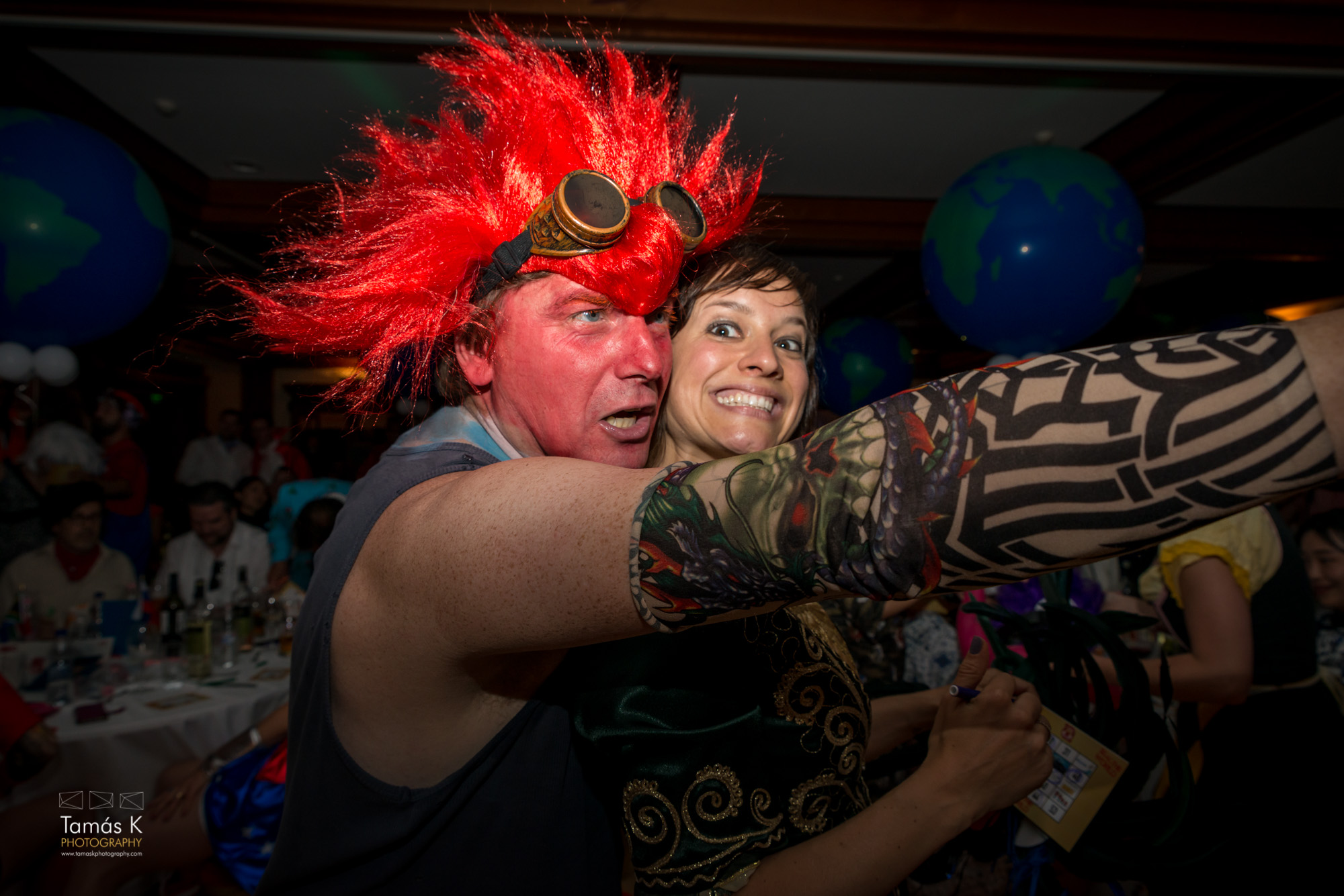 Corporate costume party