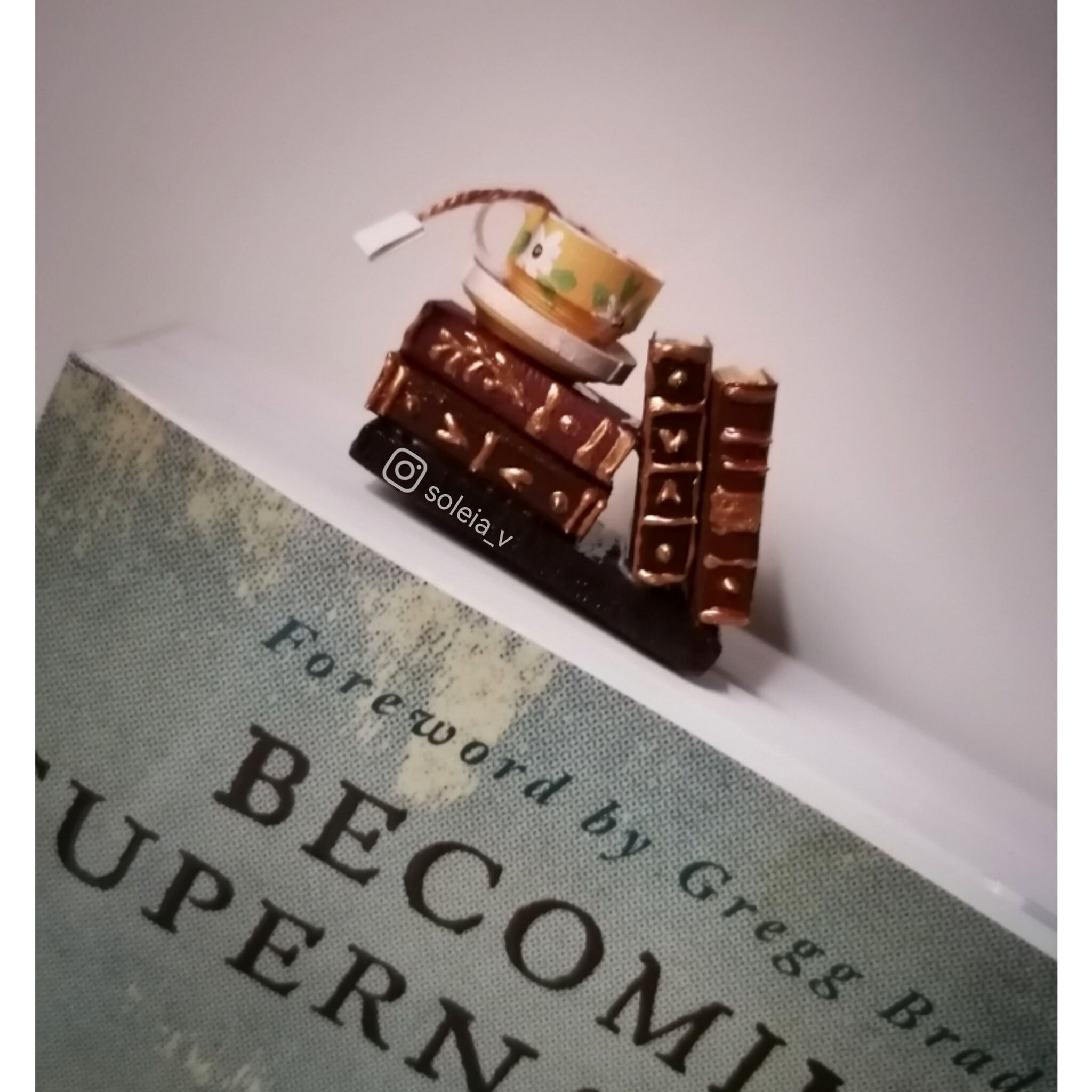 Dark Academia books with tea