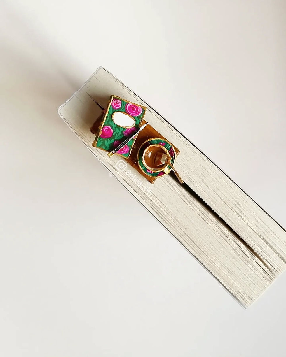 Thumbnail: Tea and journal (with illus cover )Bookmark