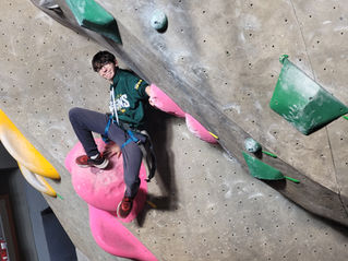 Secondary Students attend Question Period and go rock climbing.