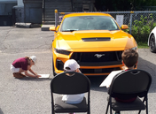 Our Grade 2 and 3 students had a wonderful outdoor art class this week, focused on learning about perspective and observation drawing.