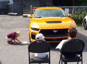 Our Grade 2 and 3 students had a wonderful outdoor art class this week, focused on learning about perspective and observation drawing.