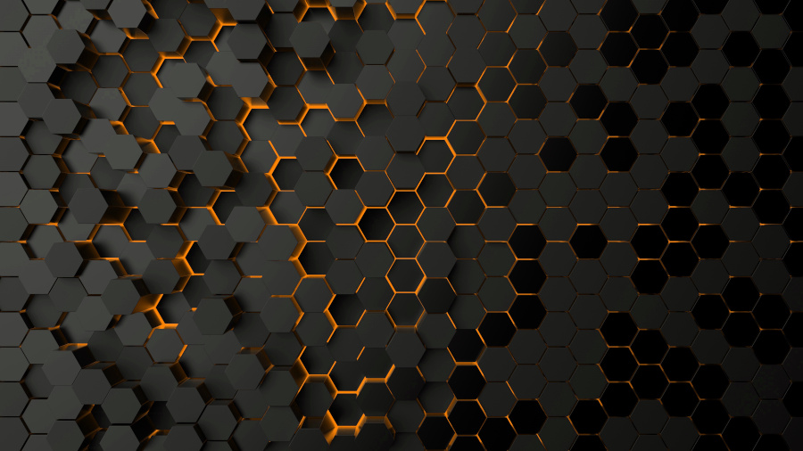 Cybersecurity algorithm abstract picture