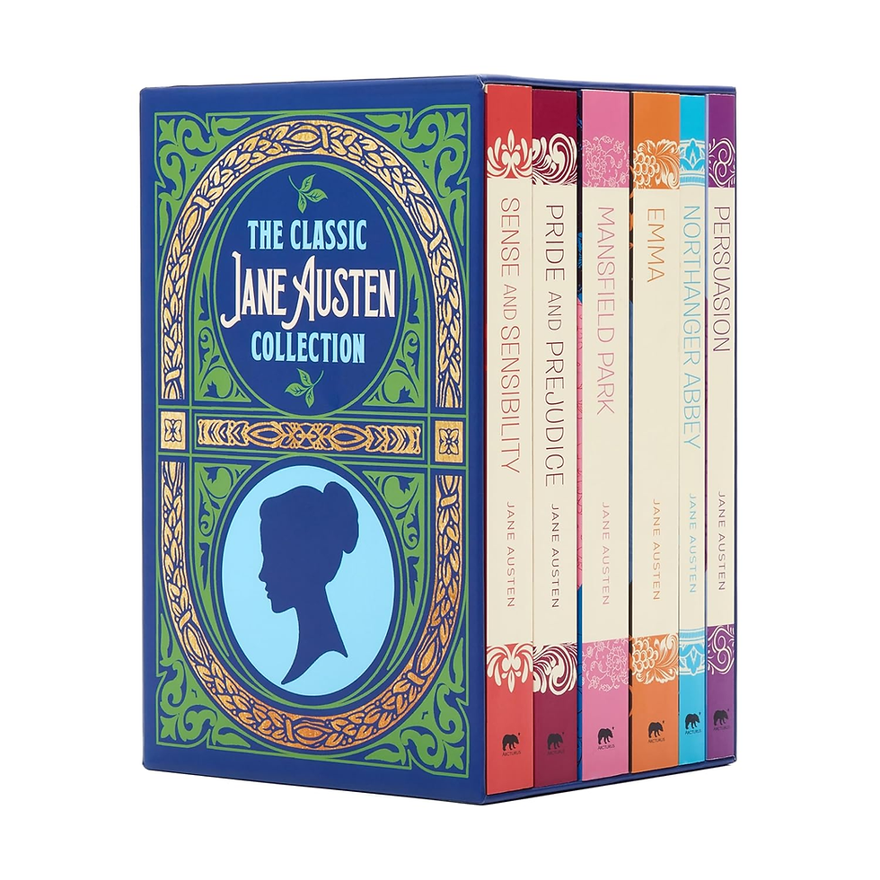 Collection of Jane Austen's books 