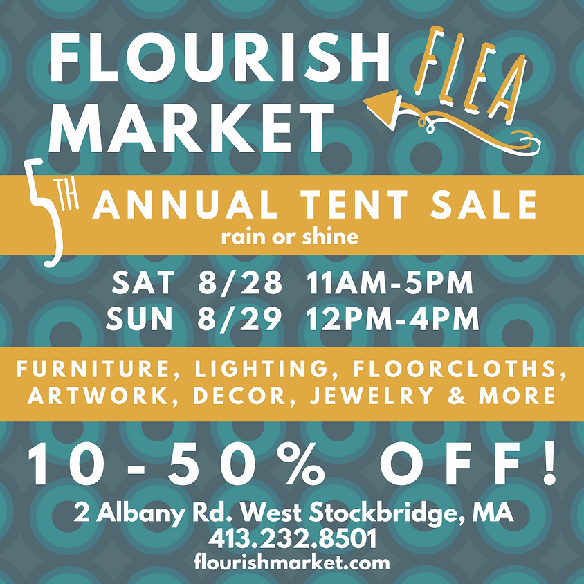 Flourish Market Tent Sale