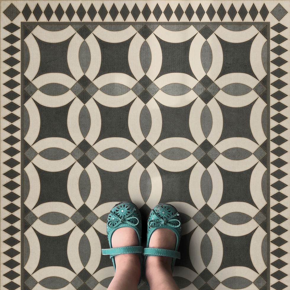 Thumbnail: Vintage Vinyl Floorcloth - Williamsburg Collection