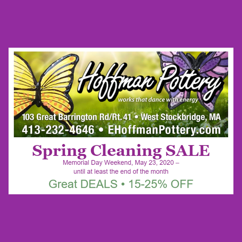 Spring Cleaning Sale at Hoffman Pottery