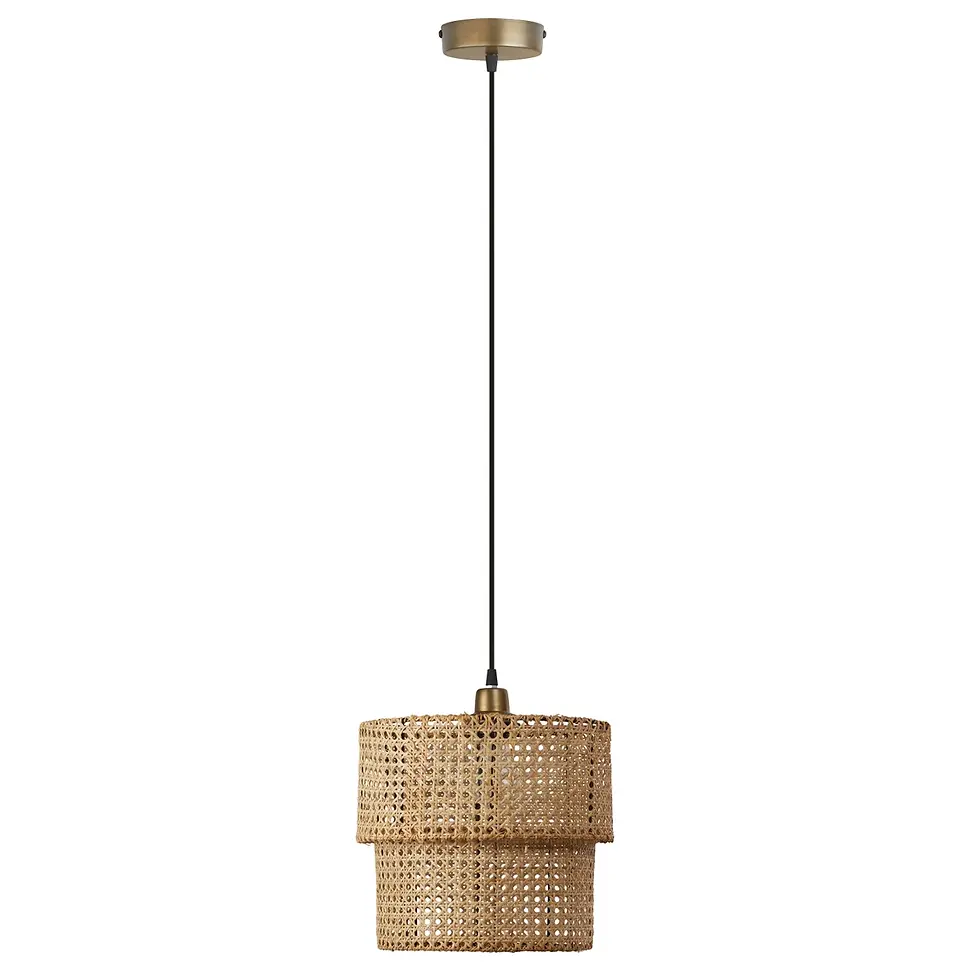 Thumbnail: Rattan Hanging Pendant Light