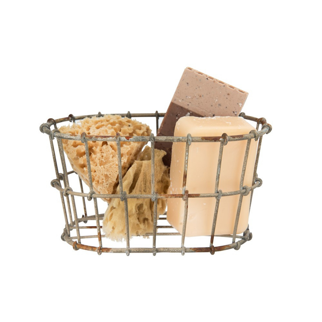 Small Oval Wire Basket