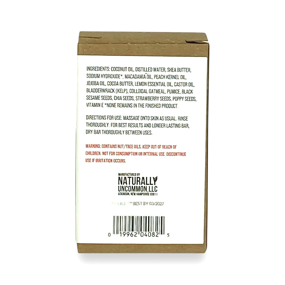 Thumbnail: MacKenzie's Fisherman Shower Soap Bar in Kelp + Seed