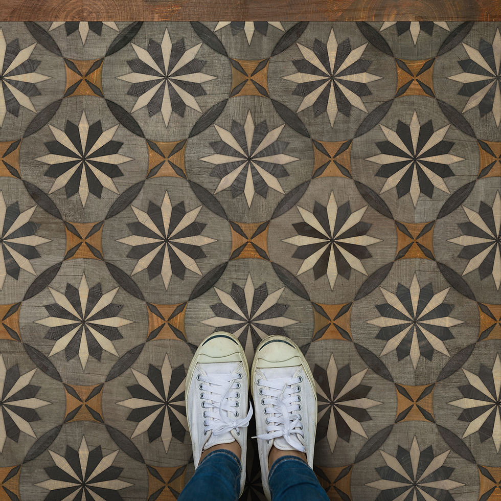 Thumbnail: Vintage Vinyl Floorcloth - Artisanry Collection