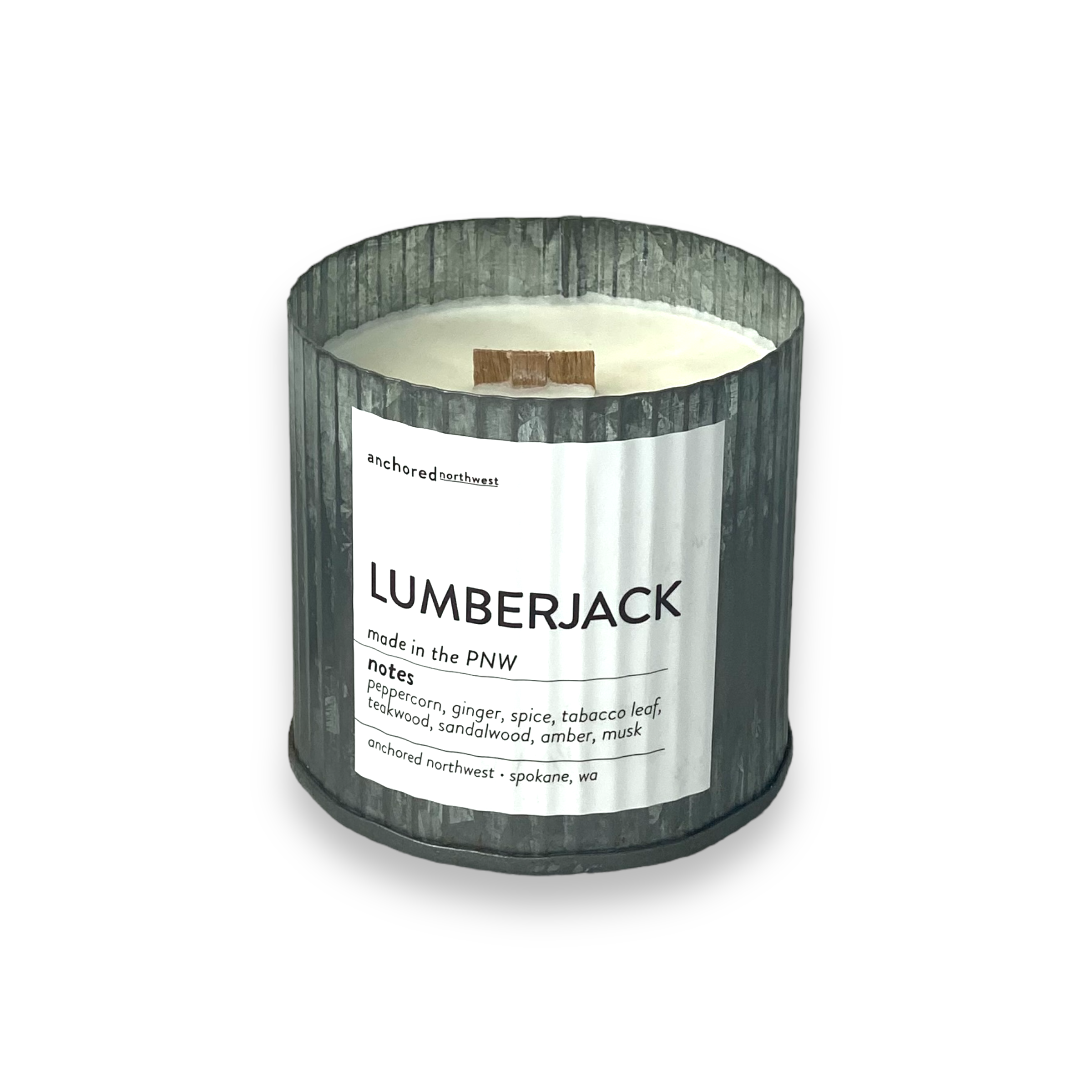 Anchored Northwest Soy Candle - Lumberjack