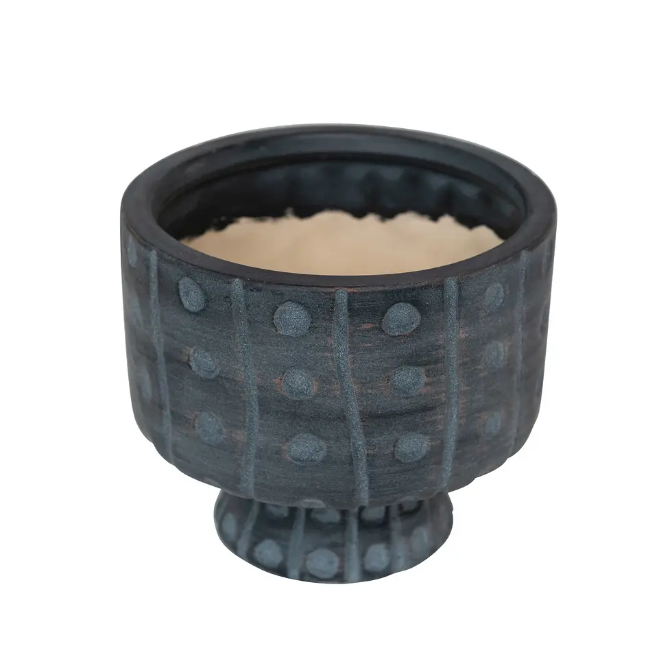 Thumbnail: Stoneware Blue Footed Planter