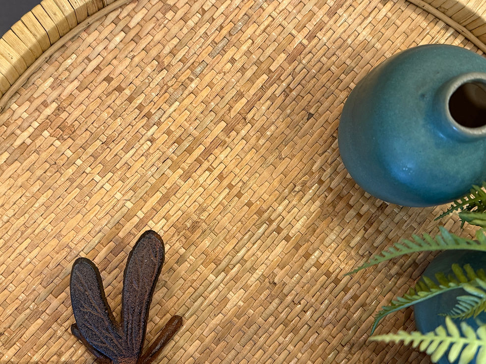 Thumbnail: Cayman Rattan Side Table