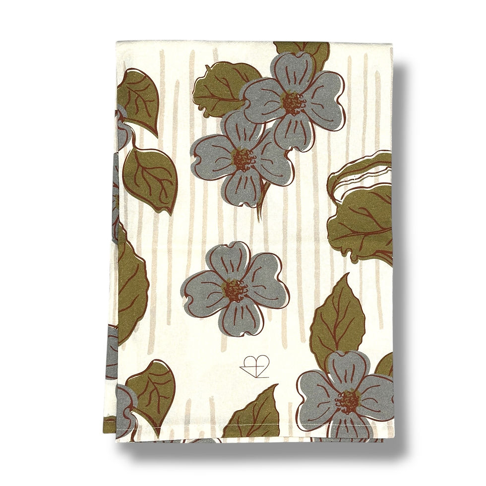 Dogwoods Tea Towel