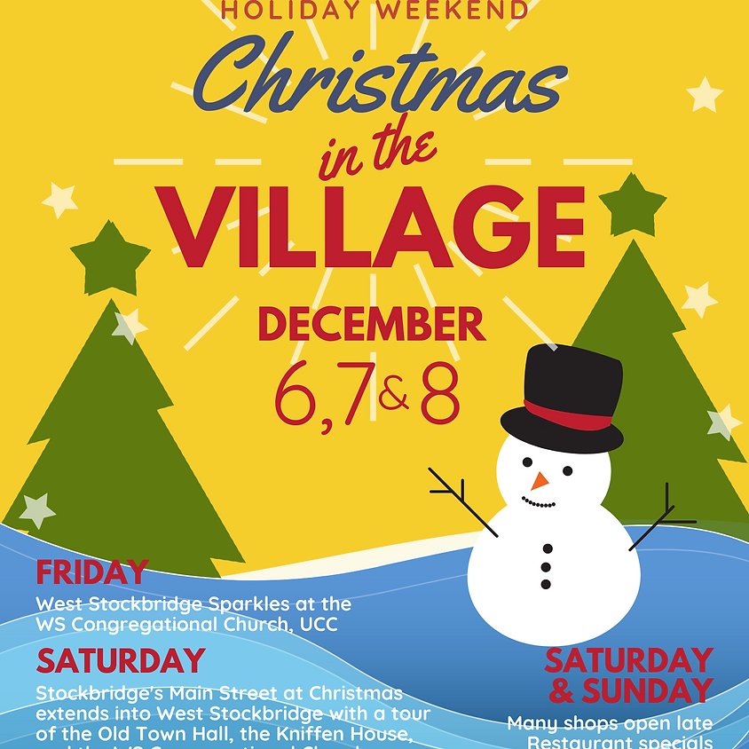 Christmas in the Village of West Stockbridge!