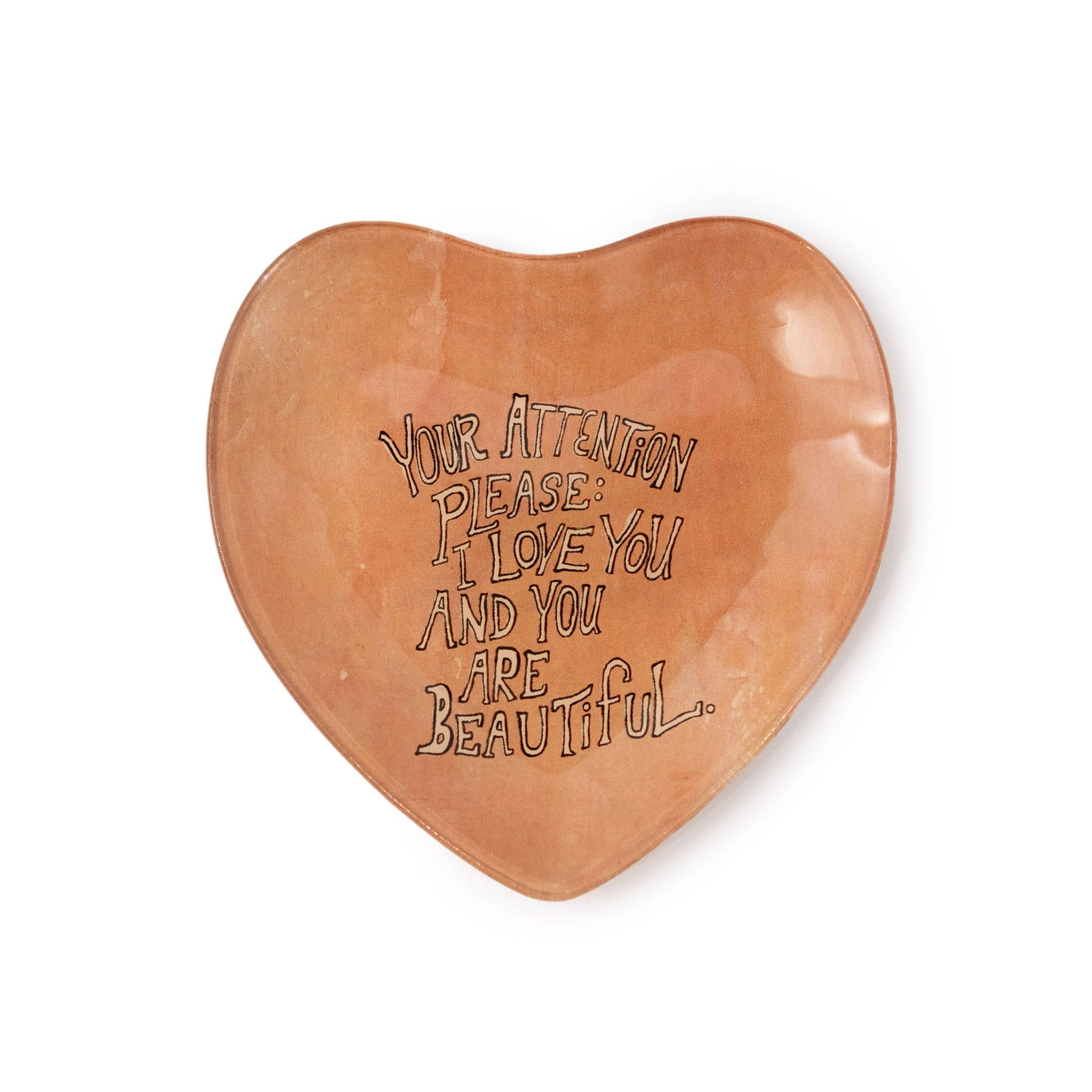 Decoupage Trinket Tray - Your Attention Please