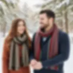 Alpaca Scarf in Wild Poppy