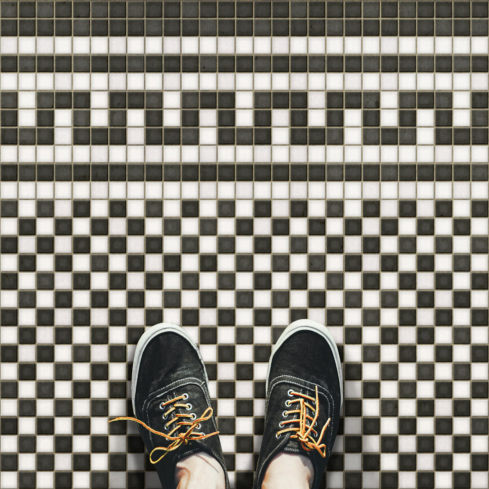 Thumbnail: Vintage Vinyl Floorcloth - Mosaic Collection