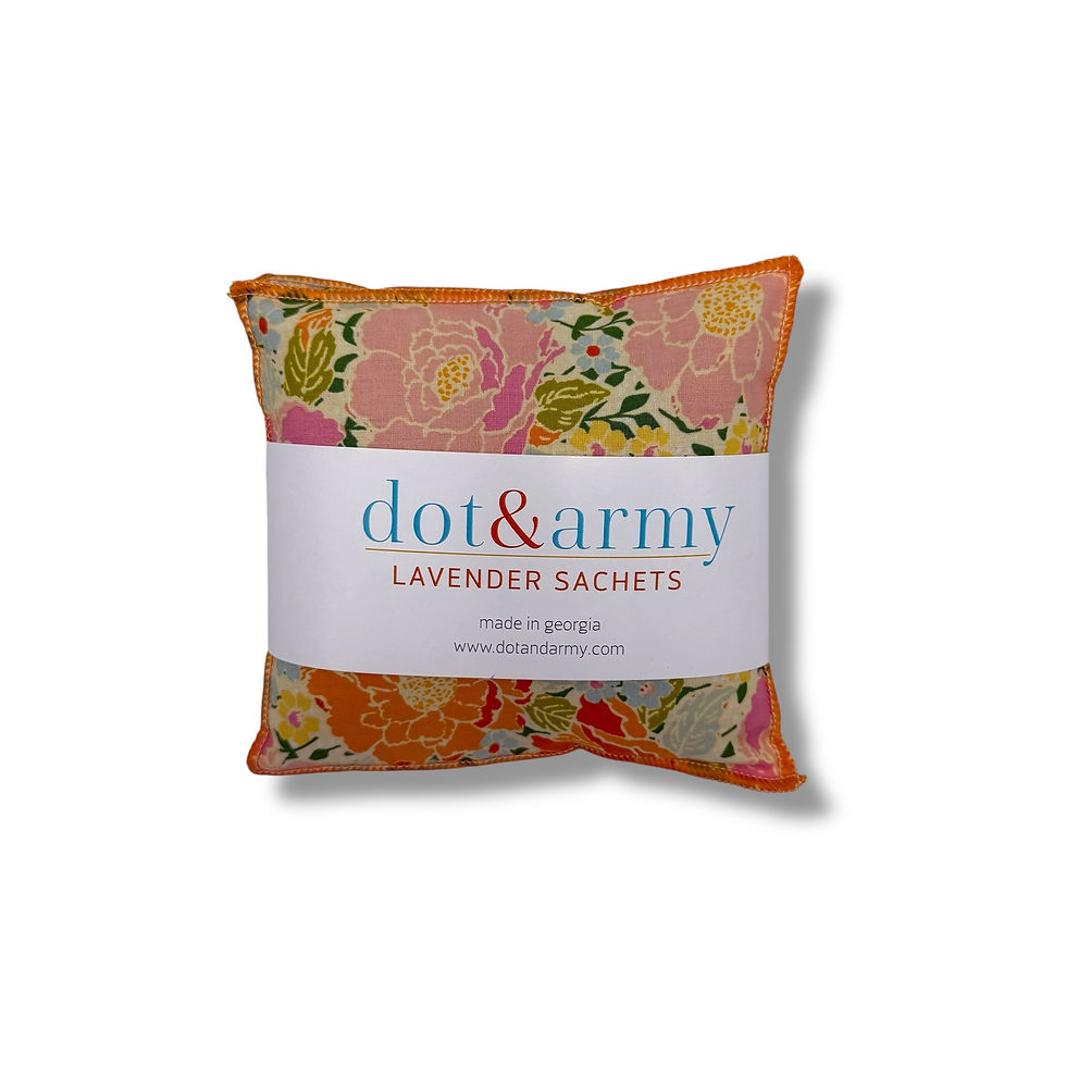 Thumbnail: Lavender Sachet Set in Marigold