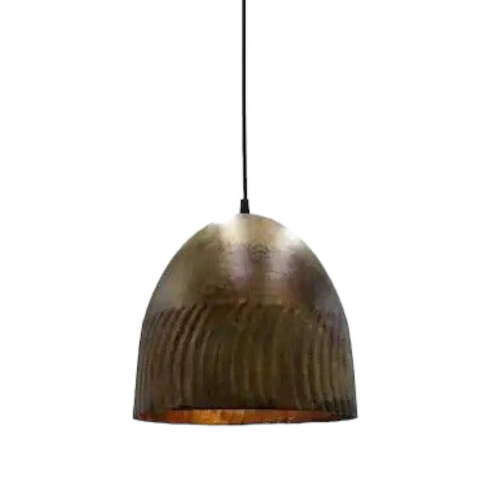 Fired Bronze Pendant Lamp