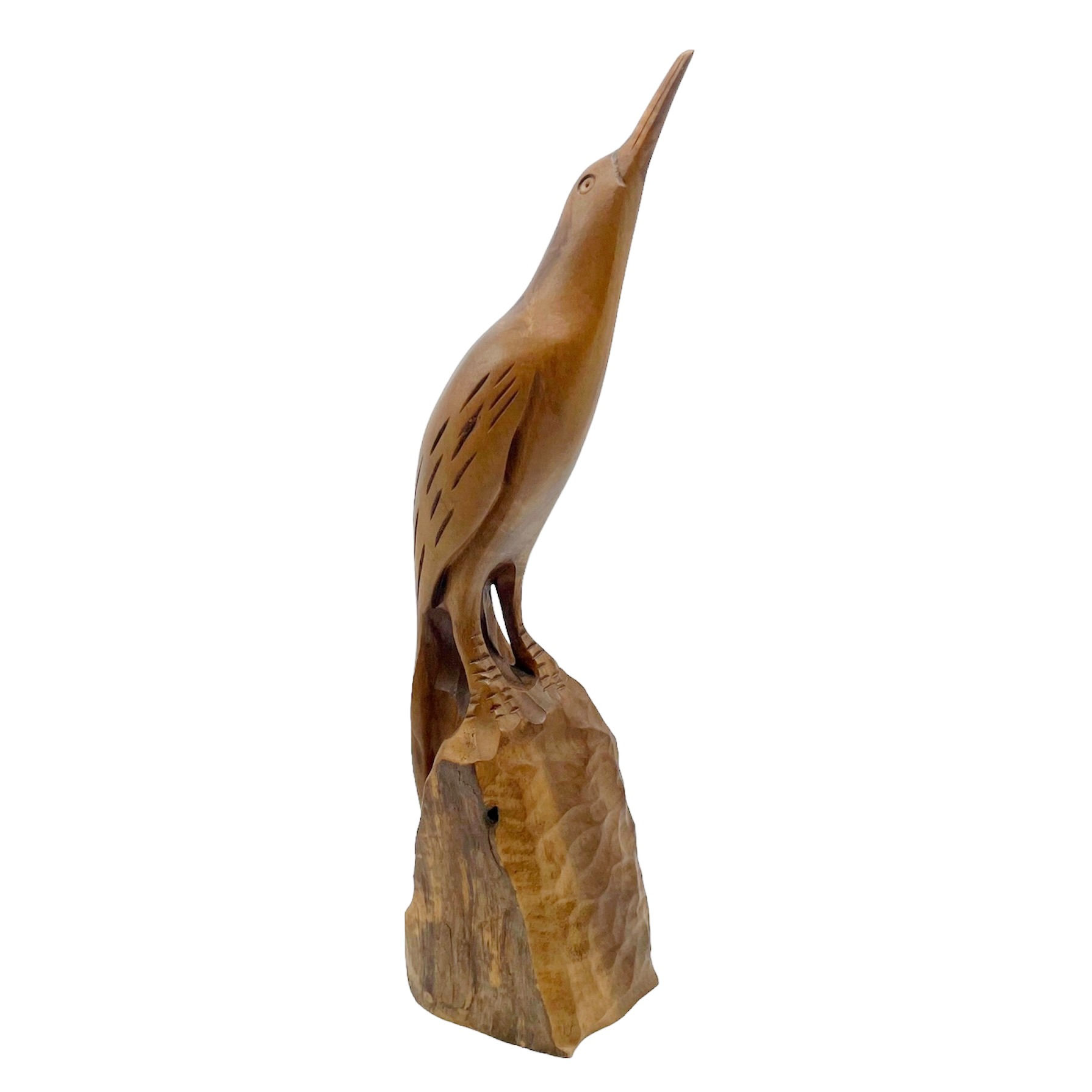 Vintage Kioea Bird Carved Sculpture