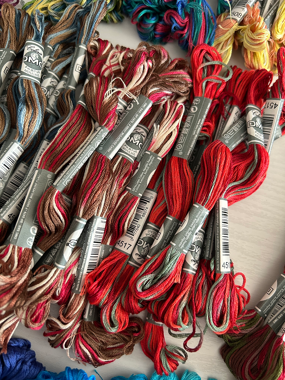 Mouliné Coloris DMC lot de 23 coloris