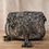 Miniature : Sac bandoulière cuir – Black Camouflage vintage clouté