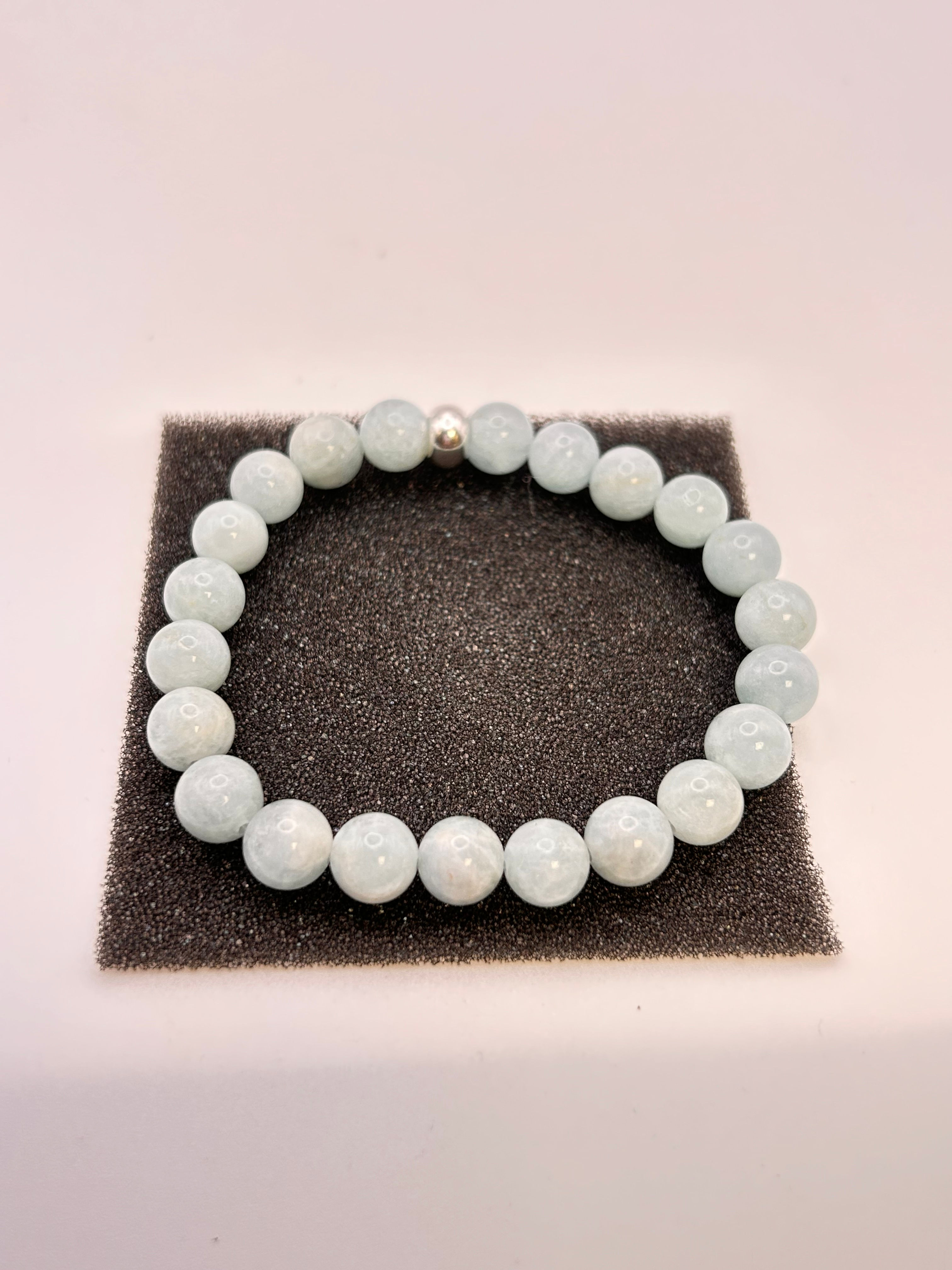 Bracelet en Aigue-Marine – Clarté, Expression & Douceur intérieure