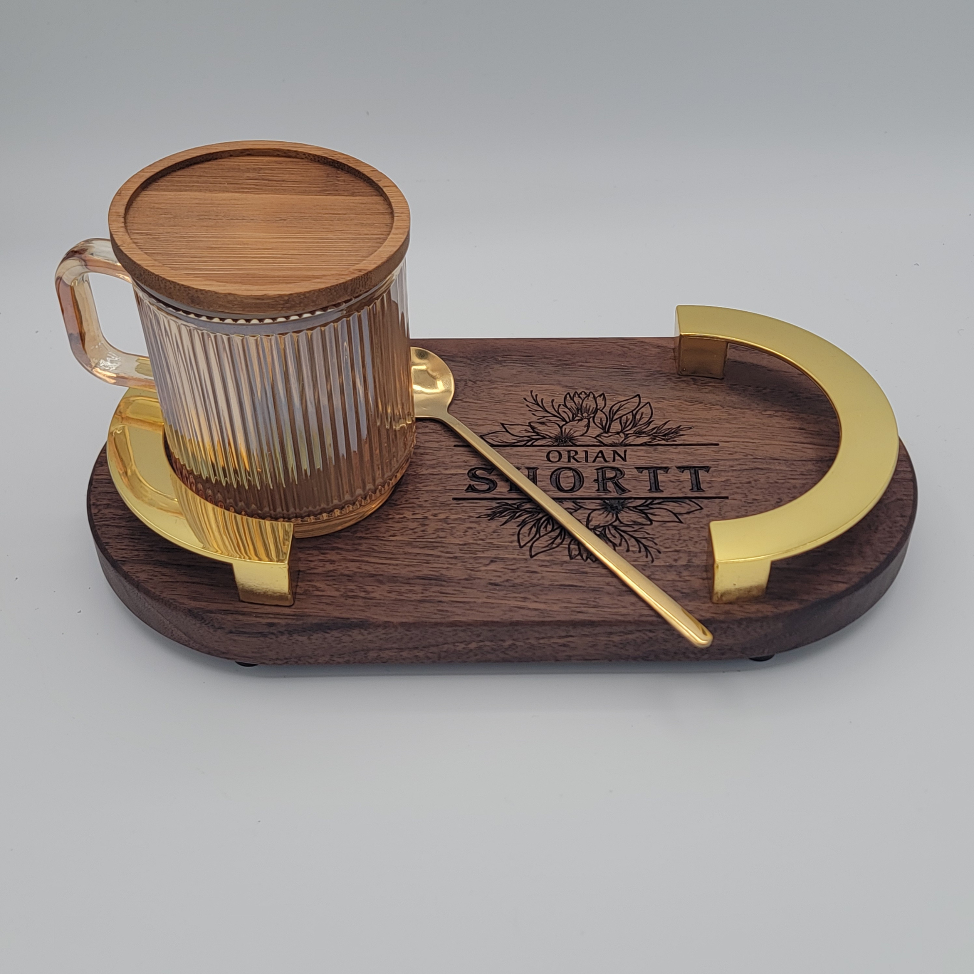 Single Wood Tea Tray