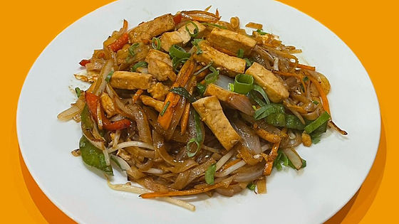 P17 - Pâtes de riz sauté au végétarien