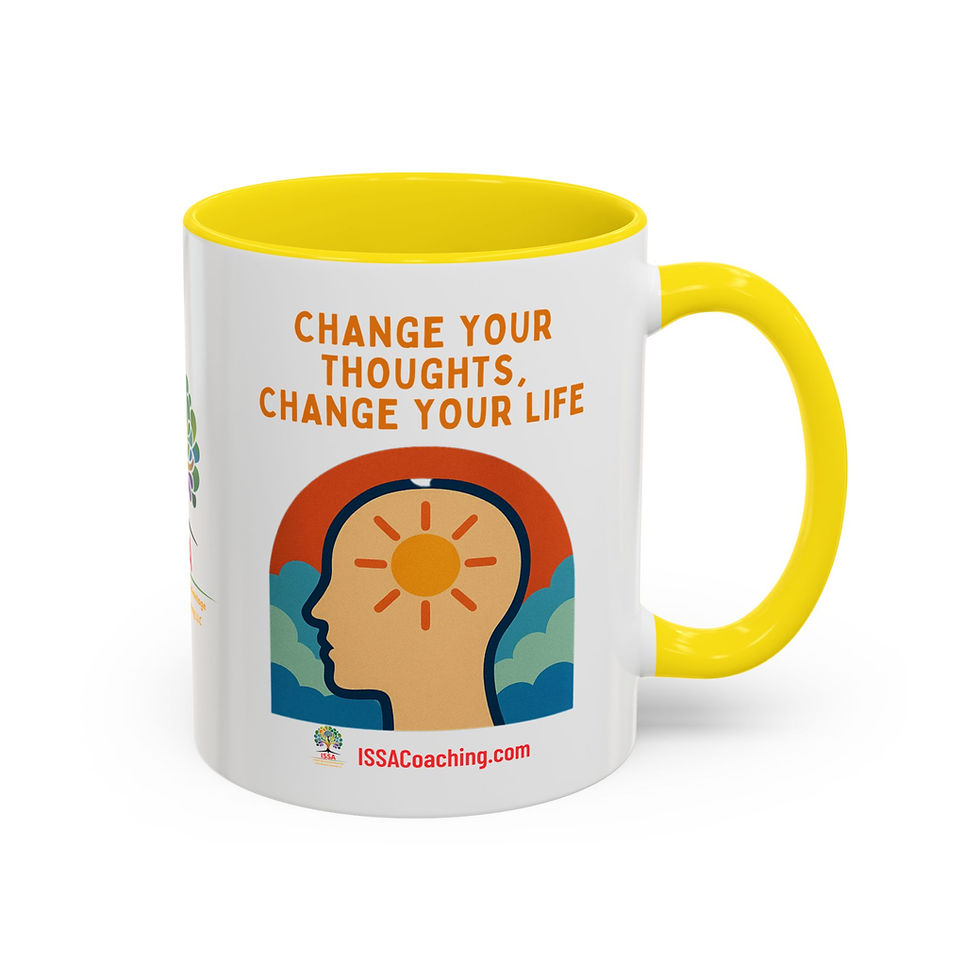 Thumbnail: Change your thoughts, change your life - Motivational Accent Coffee Mug