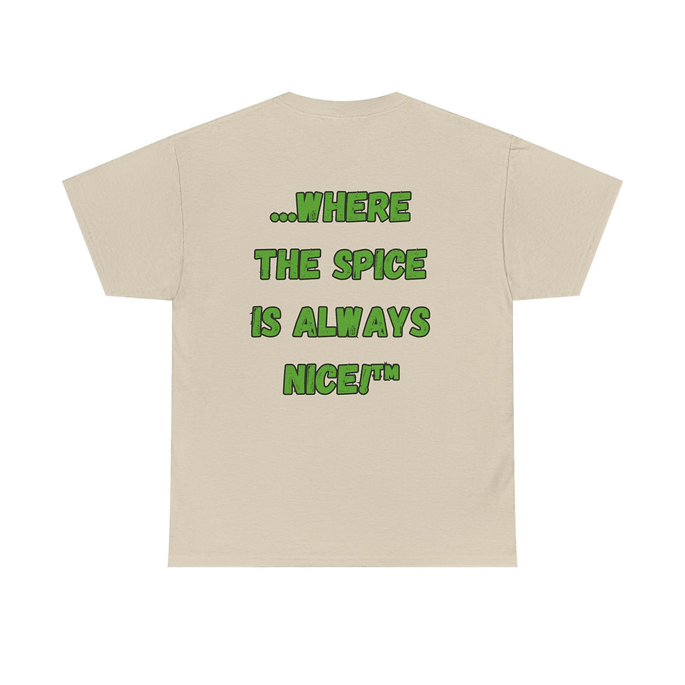 Thumbnail: The Tacos Tuesdays™ - Where the Spice is Always Nice - Unisex Heavy Cotton Tee