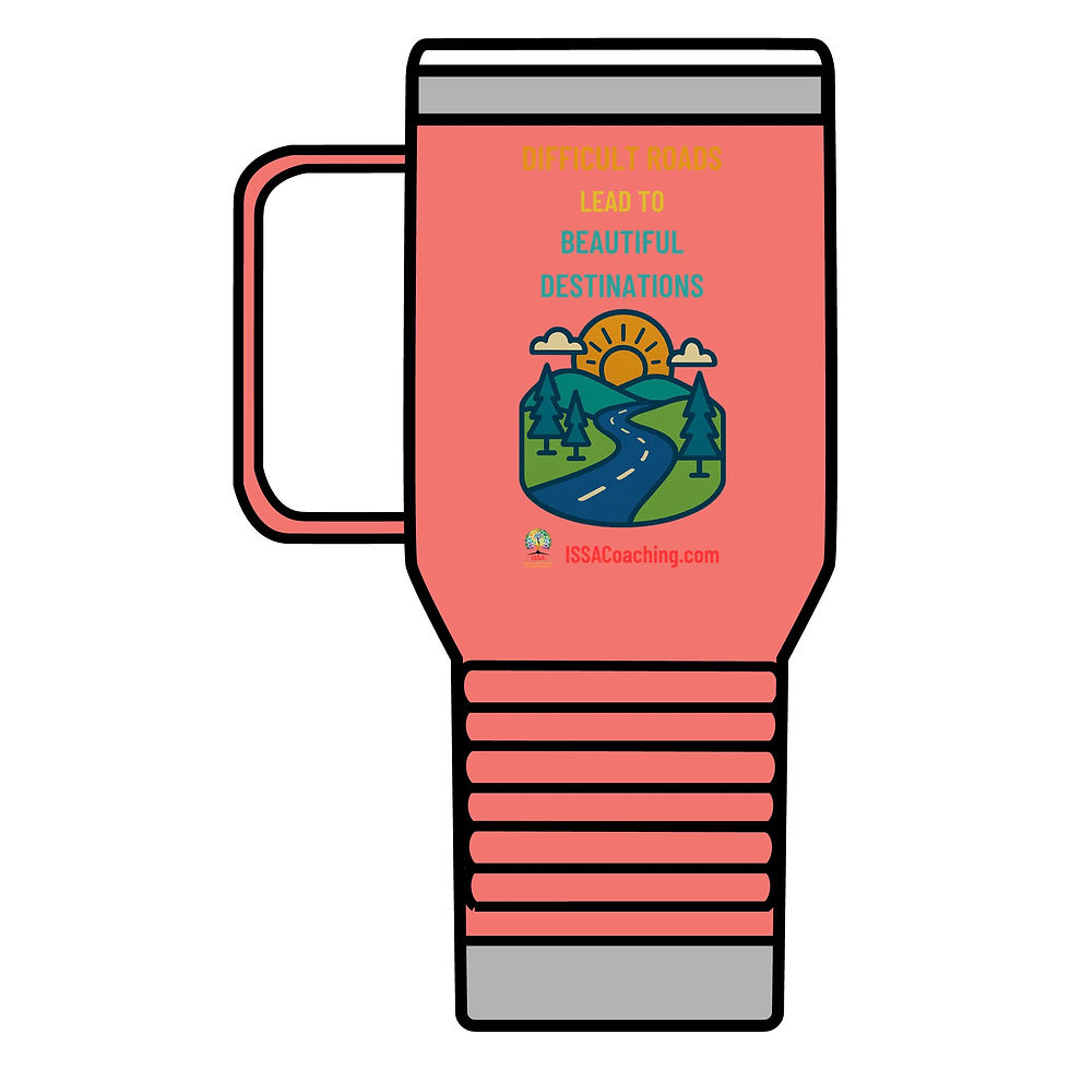 Thumbnail: Difficult roads lead to beautiful destinations - Travel Mug