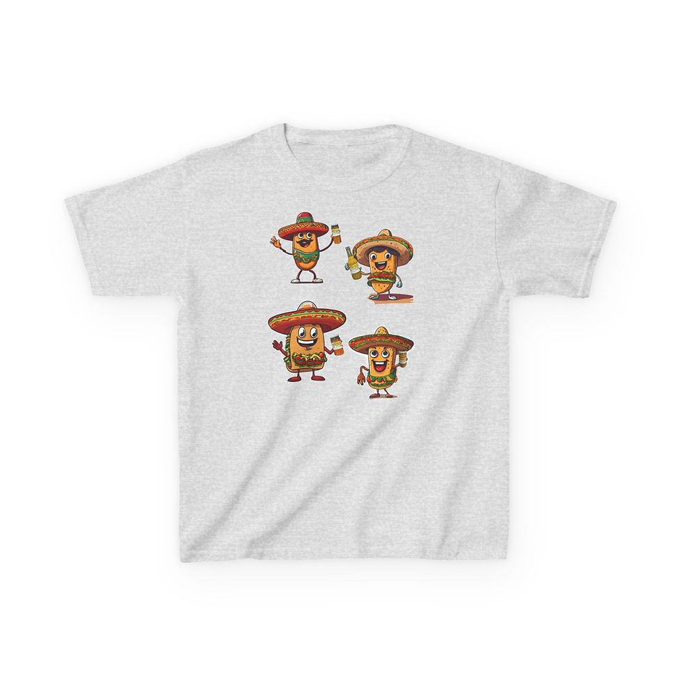 Thumbnail: The Tacos Tuesdays™ - Kids Heavy Cotton™ Tee