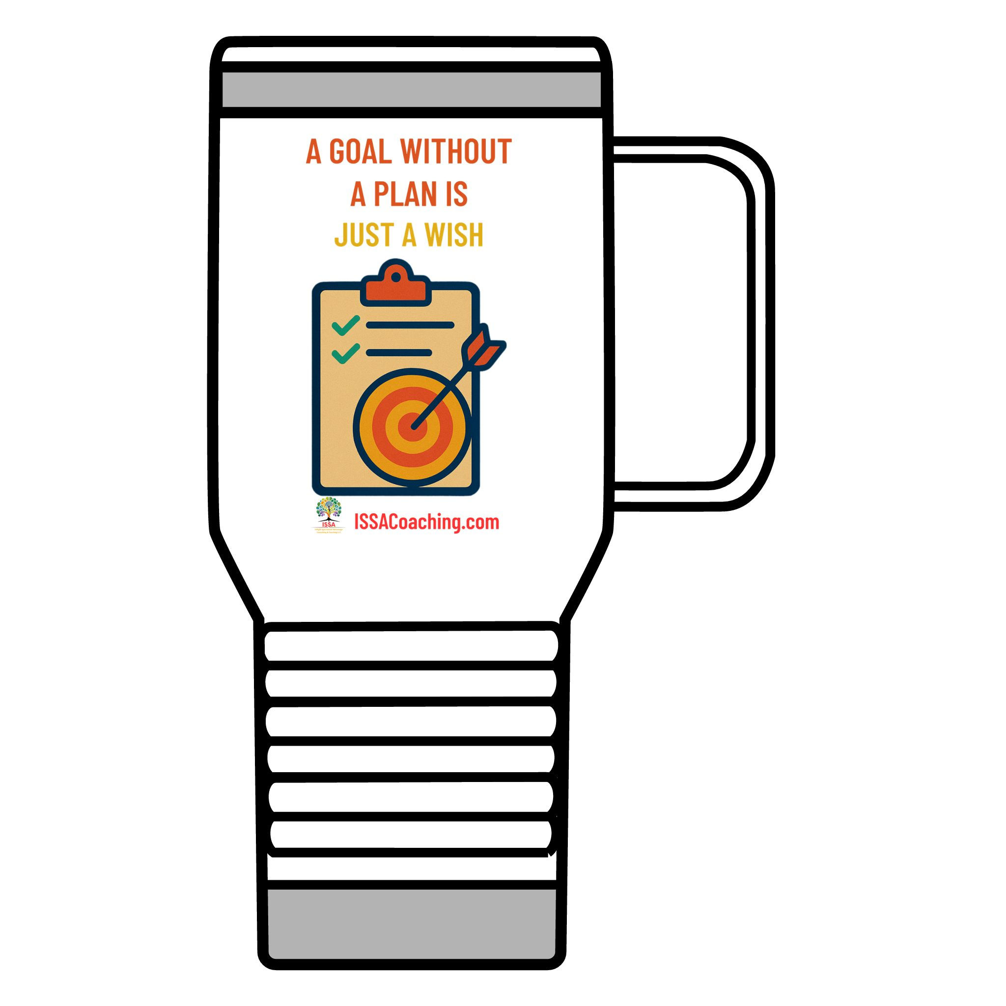 A dream without a plan is just a wish - Travel Mug