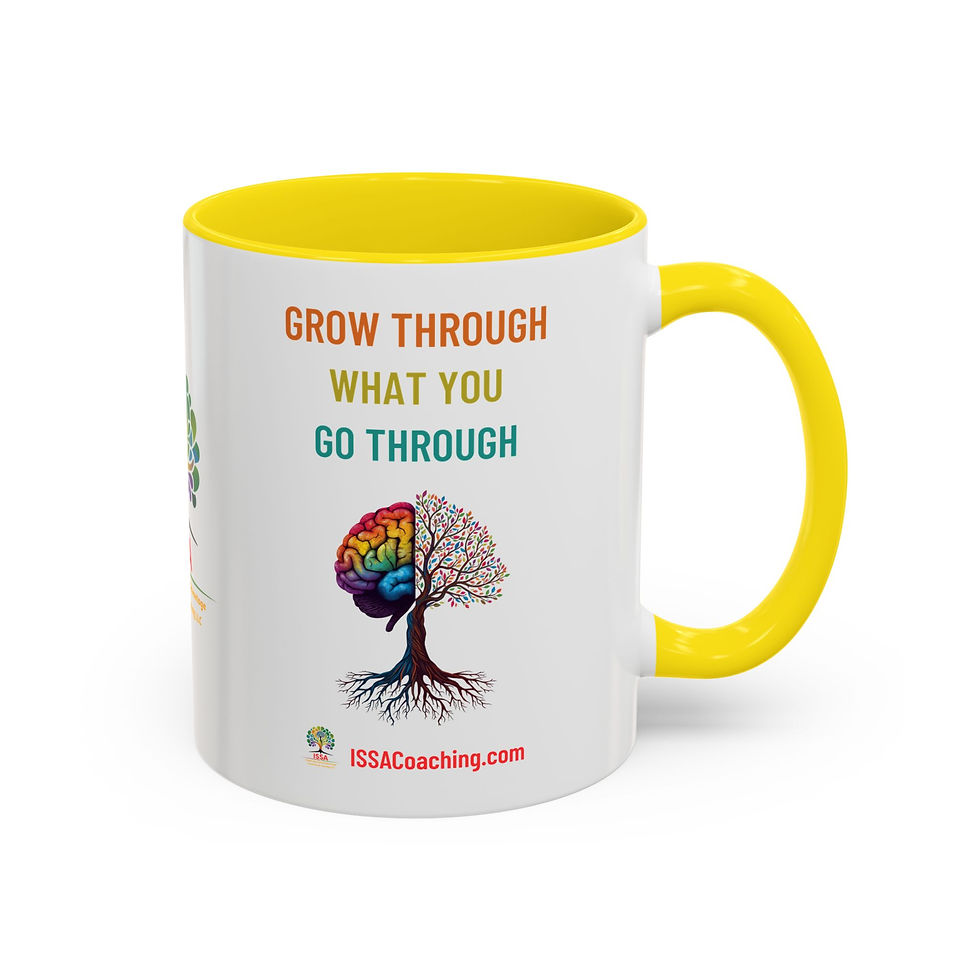 Thumbnail: Grow through what you go through - Motivational Accent Coffee Mug