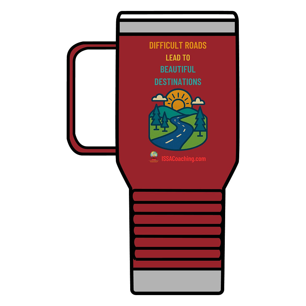 Thumbnail: Difficult roads lead to beautiful destinations - Travel Mug