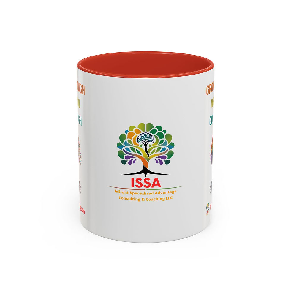 Thumbnail: Grow through what you go through - Motivational Accent Coffee Mug