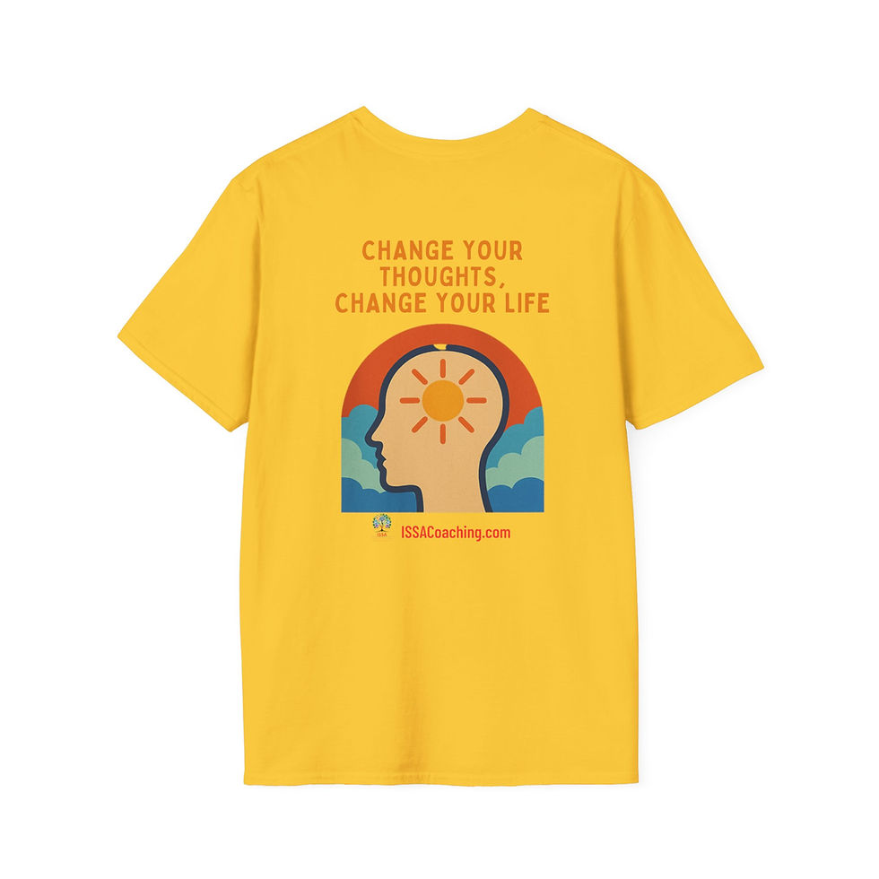 Thumbnail: Change your thoughts, change your life - Unisex T-Shirt