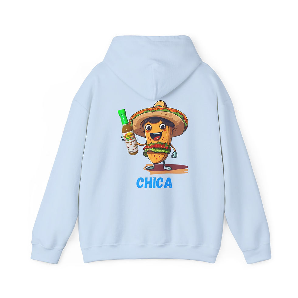 Thumbnail: Chica Tuesdays™ Back Image Only - Hooded Sweatshirt