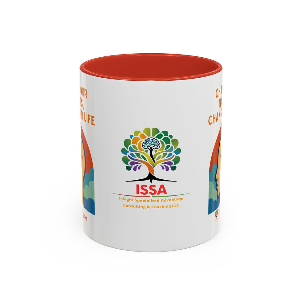Thumbnail: Change your thoughts, change your life - Motivational Accent Coffee Mug