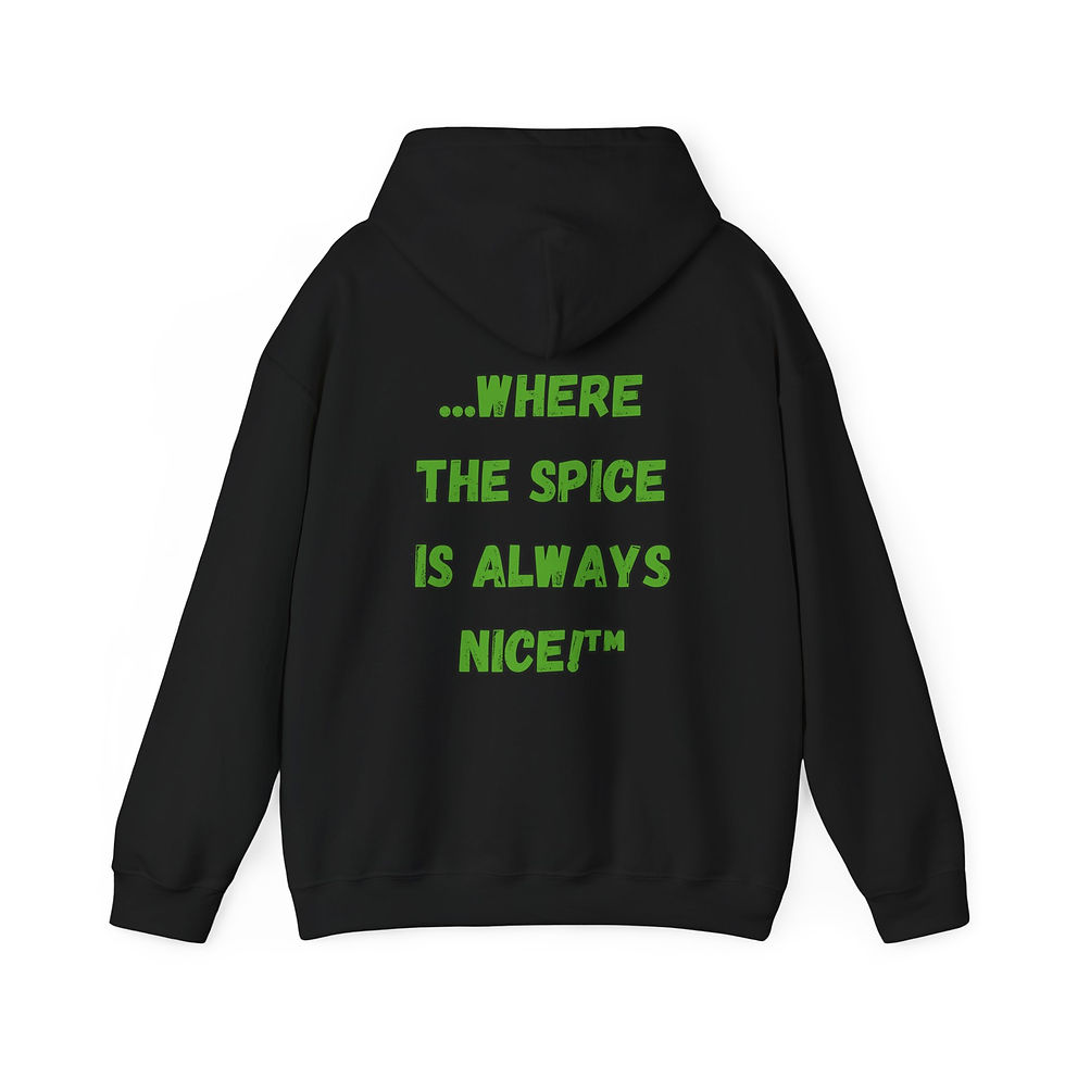 Thumbnail: Pepe - Where The Spice Is Always Nice - Hooded Sweatshirt